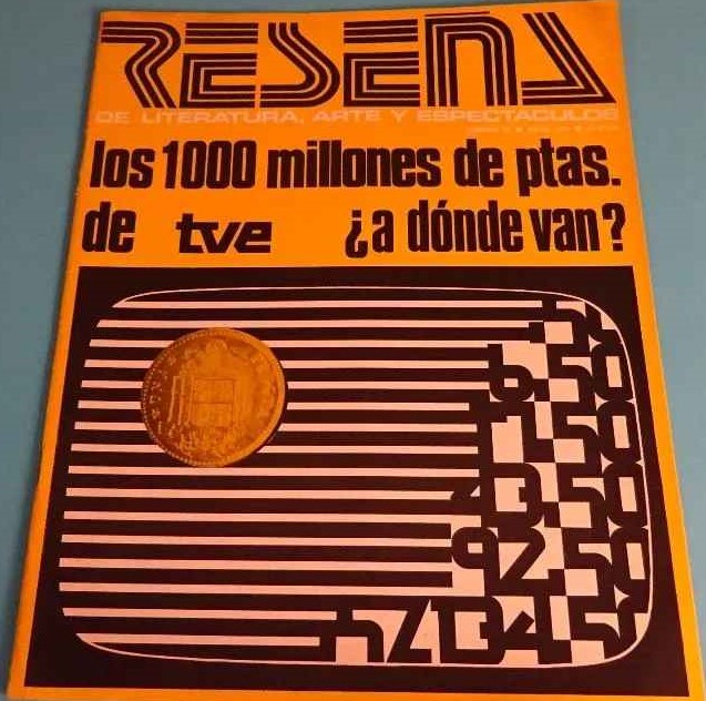 RESENA magazine side cover Issue 85   1975