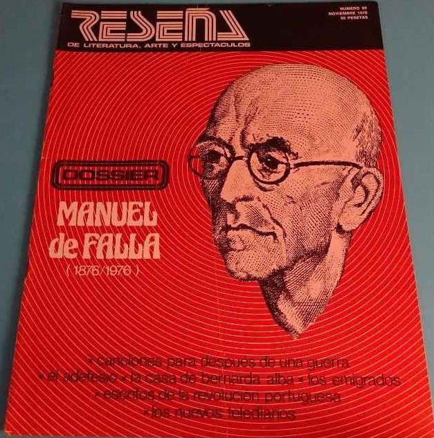 RESENA magazine side cover Issue 99  November 1976