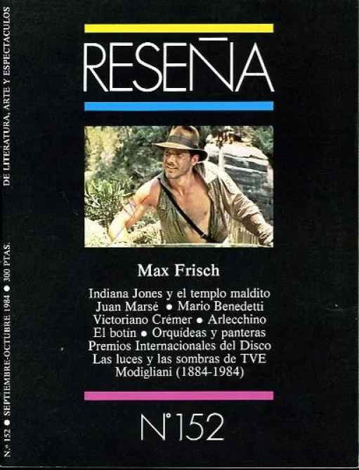 RESENA magazine side cover Issue 152  September/October 1984