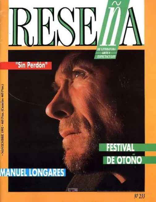 RESENA magazine side cover Issue 233  November 1992