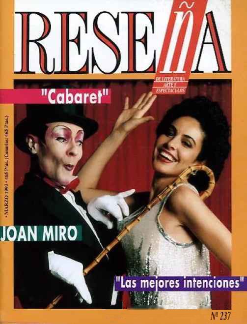 RESENA magazine side cover Issue 237  March 1993