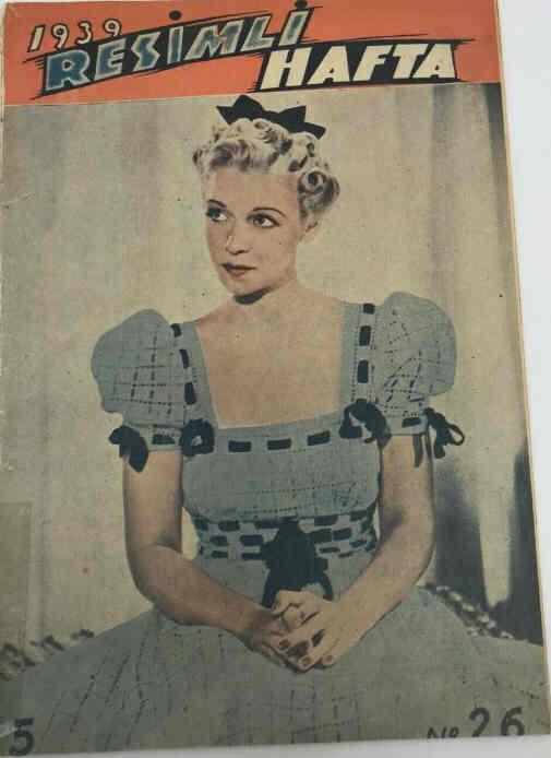RESIMLI HAFTA magazine side cover Issue 26   1939