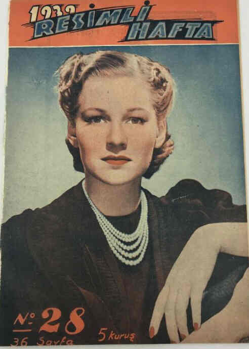 RESIMLI HAFTA magazine side cover Issue 28   1939