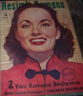 RESIMLI ROMANS magazine side cover Issue 13  1952