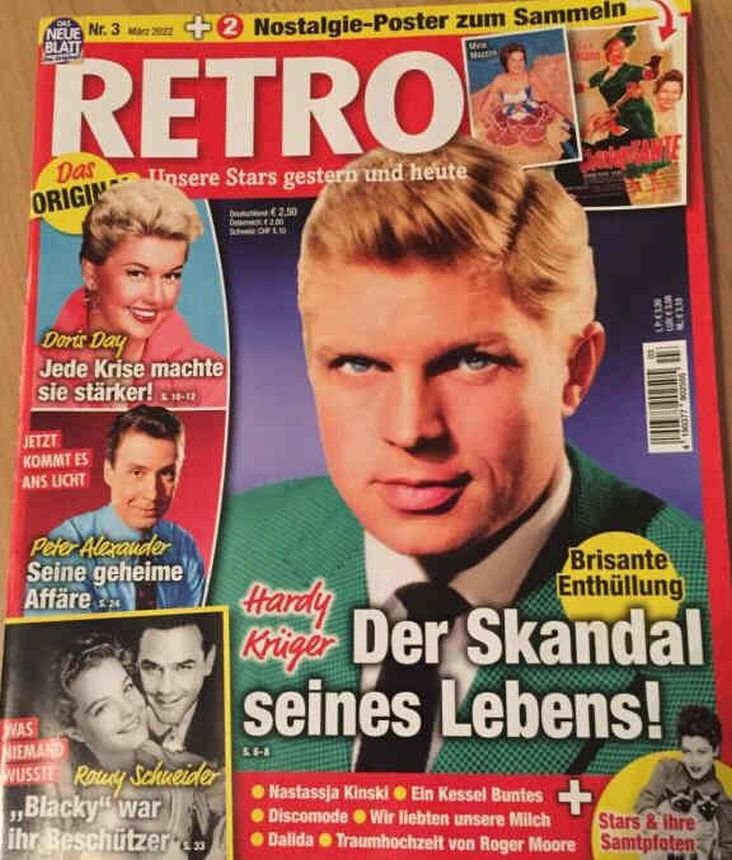 RETRO magazine side cover  March 2022