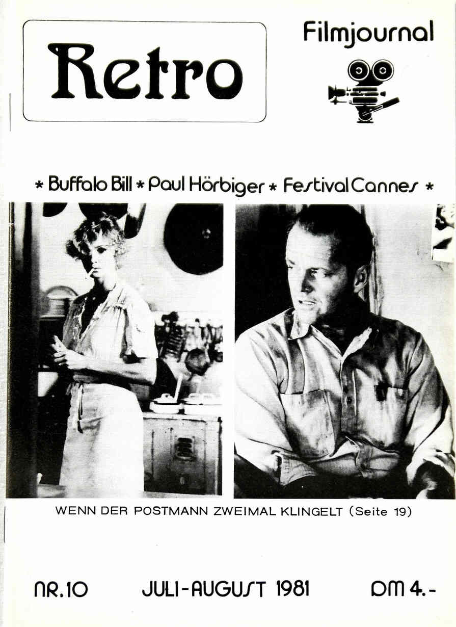 RETRO (De) magazine side cover Issue 10 July/August 1981
