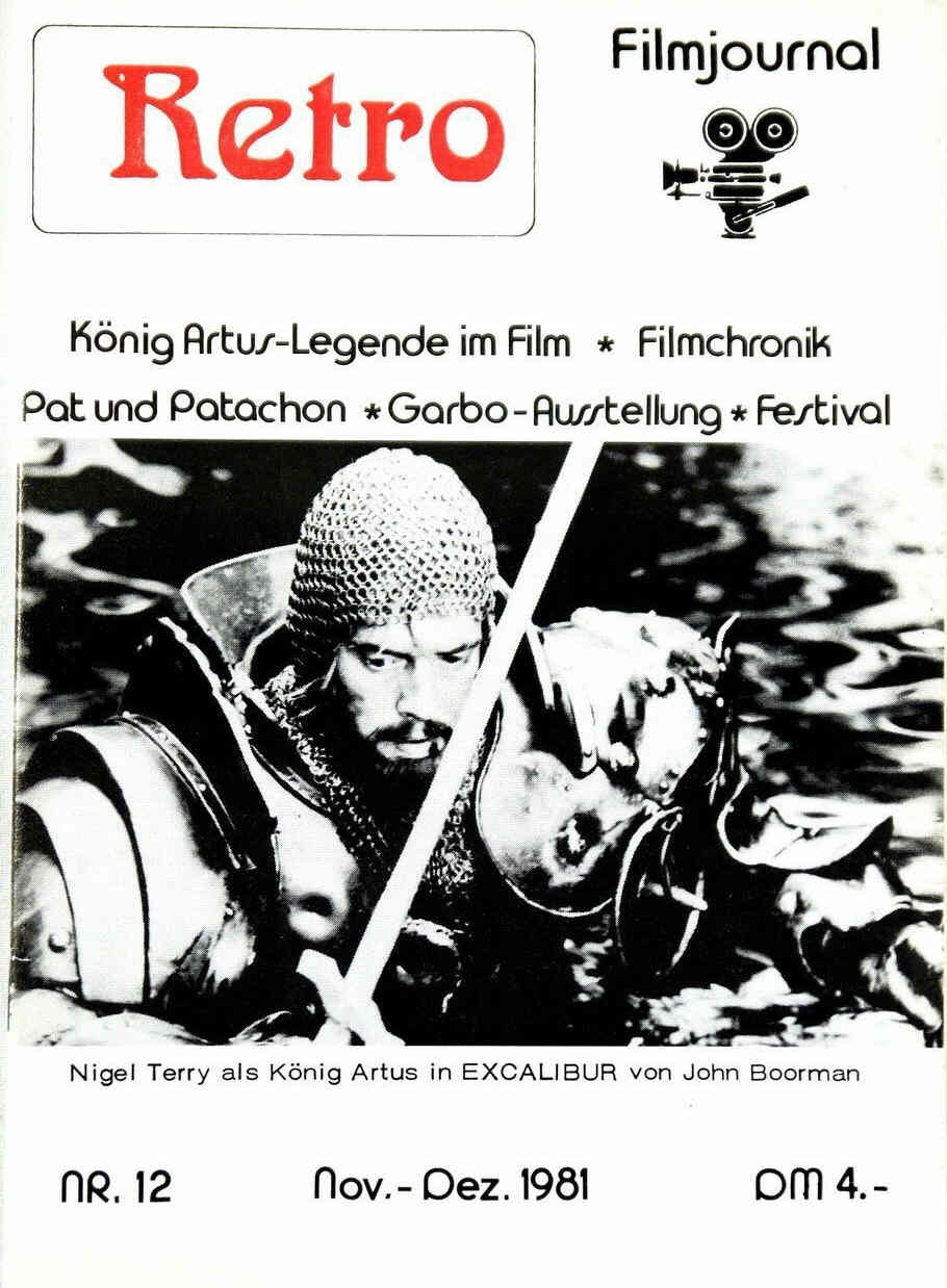 RETRO (De) magazine side cover Issue 12 November/December 1981