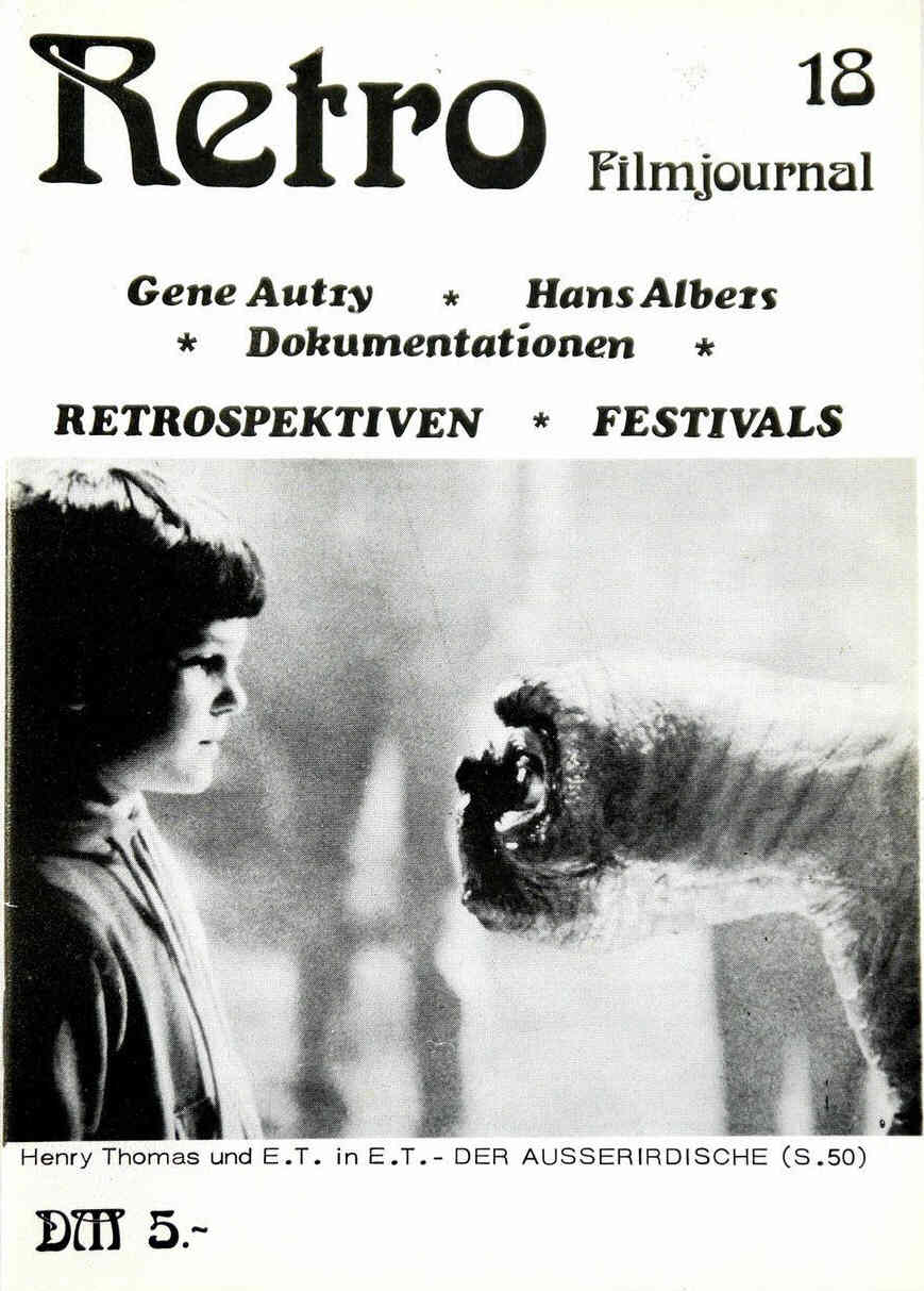 RETRO (De) magazine side cover Issue 18 November/December 1982