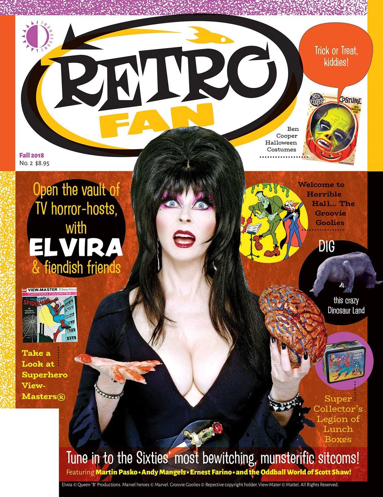 RETROFAN magazine side cover Issue 2 Fall 2018