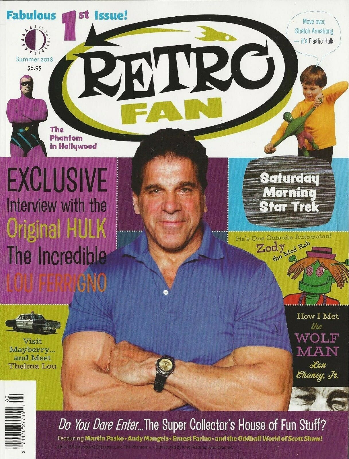RETROFAN magazine side cover Issue 1 Summer 2018