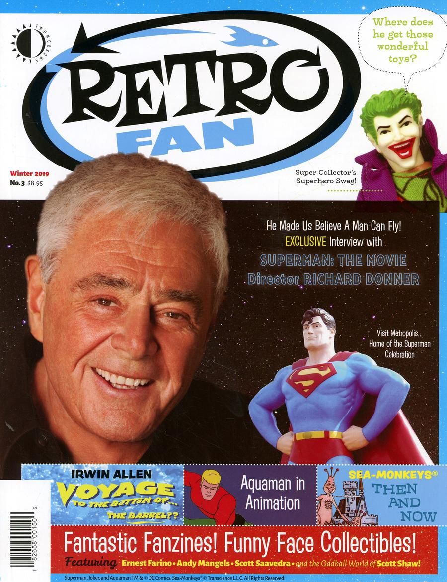 RETROFAN magazine side cover Issue 3 Winter 2019