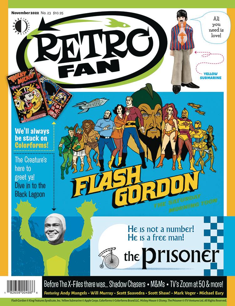 RETROFAN magazine side cover Issue 23  October/November 2022