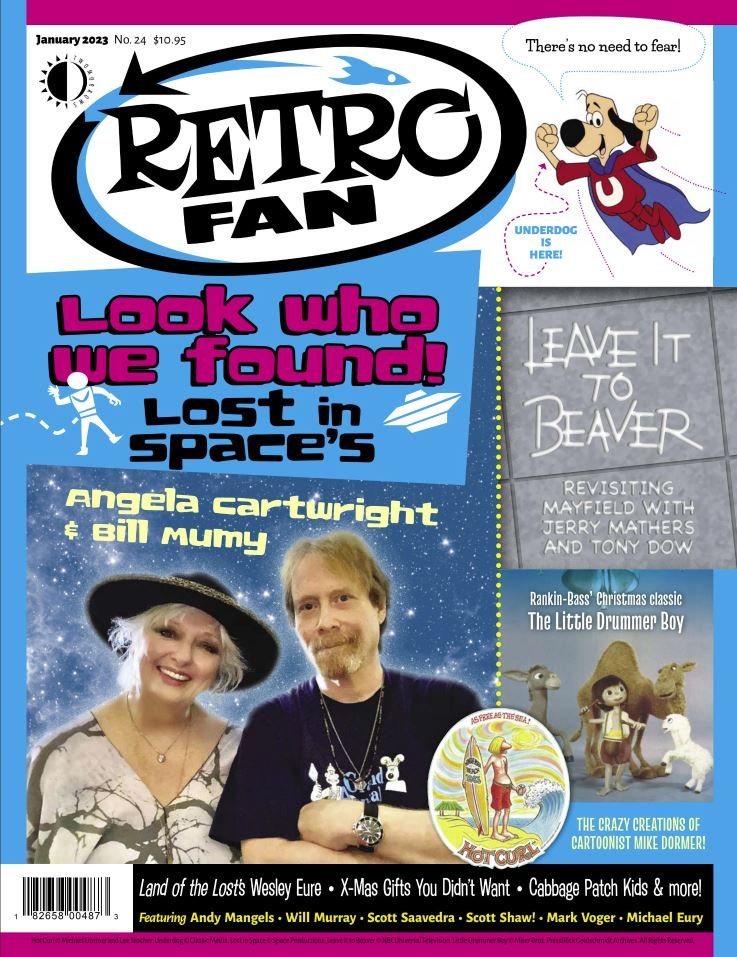 RETROFAN magazine side cover Issue 24  December 2022/ January 2023 