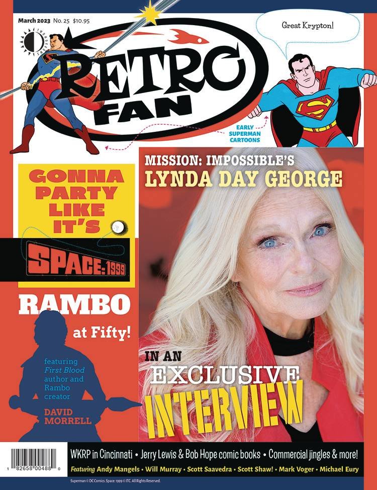 RETROFAN magazine side cover Issue 25  March 2023