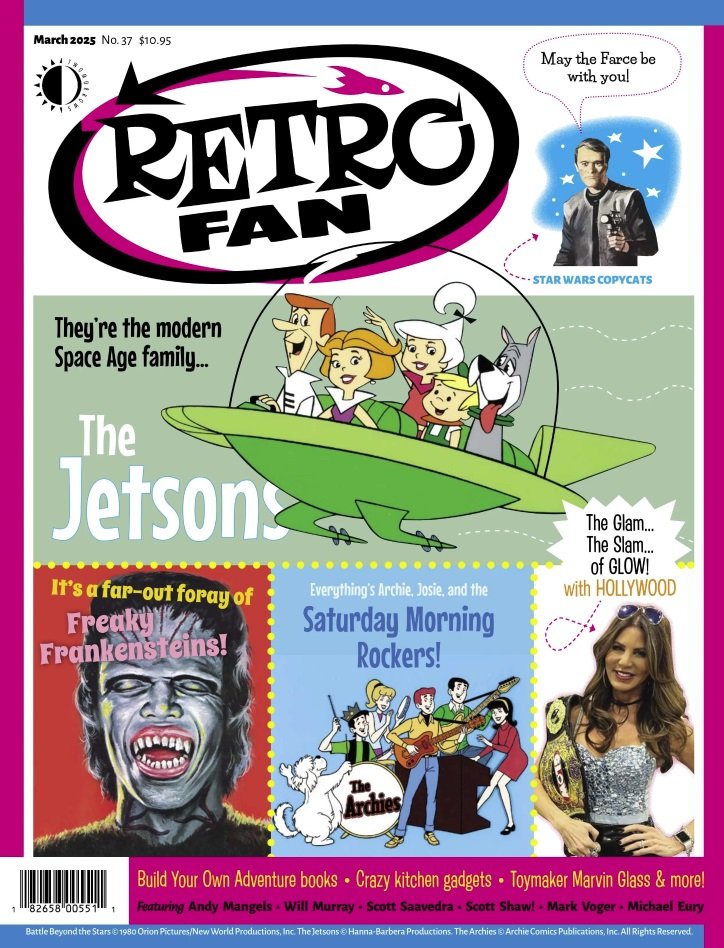 RETROFAN magazine side cover Issue 37  March 2025