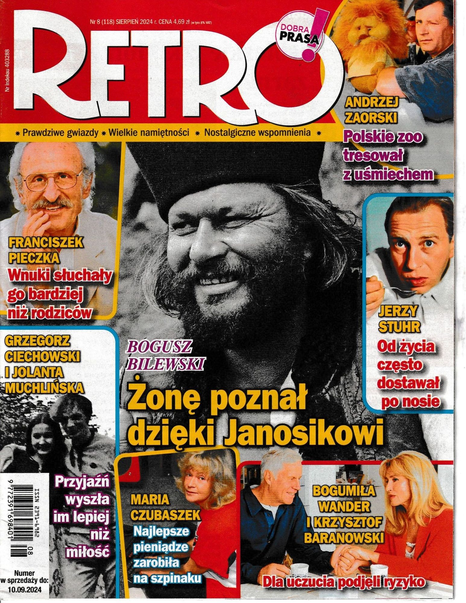RETRO POLAND magazine side cover Issue 118  August 2024