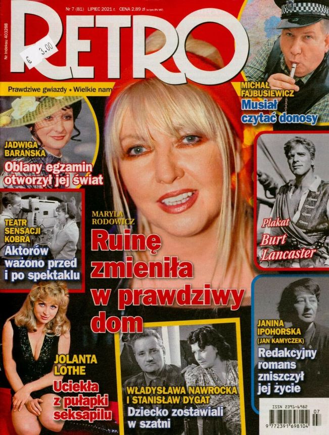 RETRO POLAND magazine side cover  July 2021