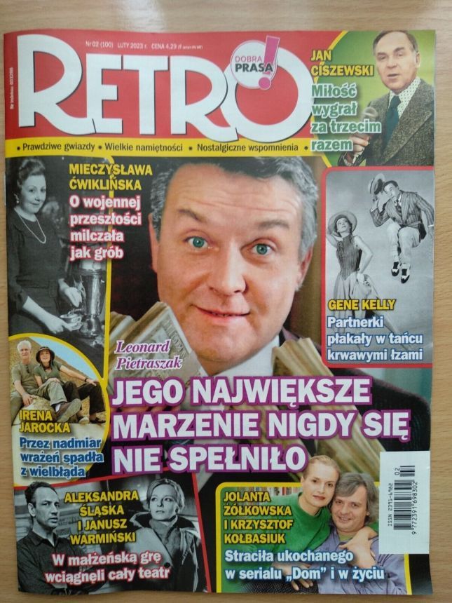 RETRO POLAND magazine side cover Issue 100  February 2023