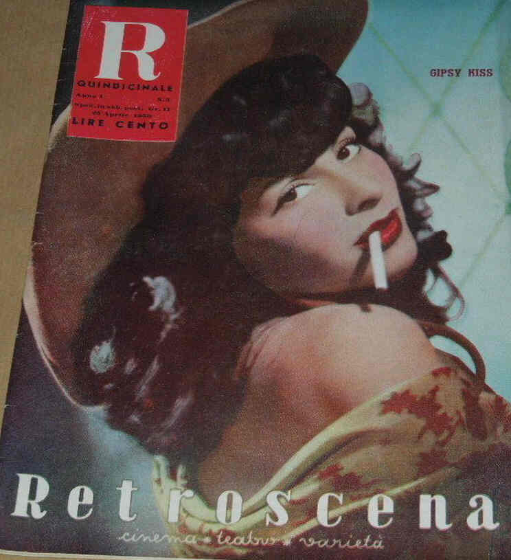 RETROSCENA magazine side cover Issue 3 25 April 1950