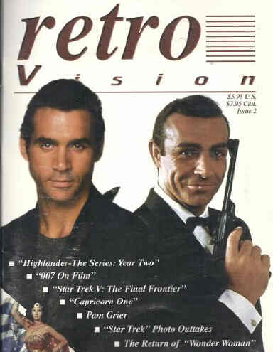 RETRO VISION magazine side cover Issue 2  1997