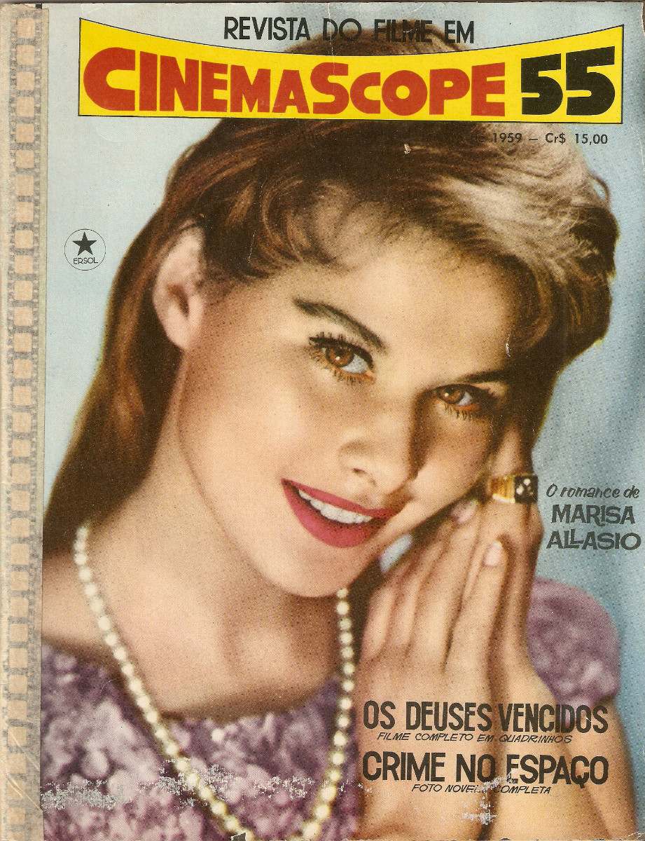 CINEMASCOPE 55 magazine side cover Issue 11  1959