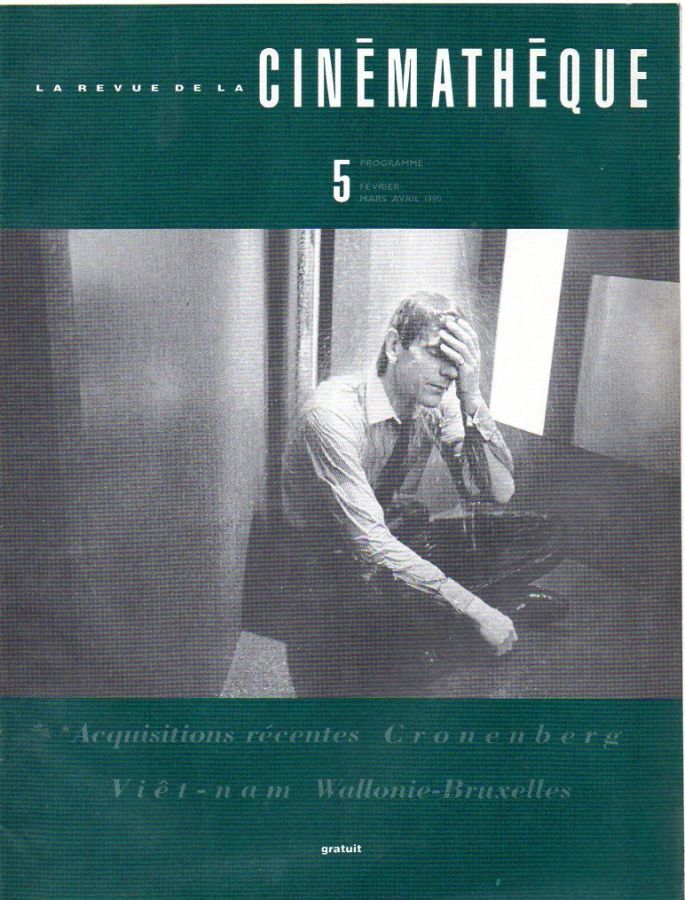 REVUE DE LA CINEMATHEQUE magazine side cover Issue 5 February-April 1990