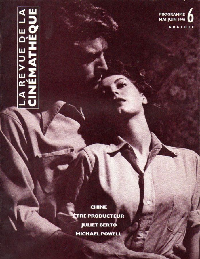 REVUE DE LA CINEMATHEQUE magazine side cover Issue 6 May-June 1990