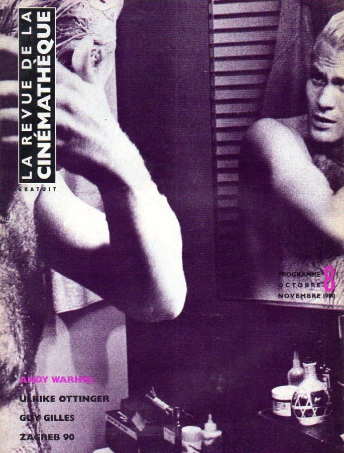REVUE DE LA CINEMATHEQUE magazine side cover Issue 8 October-November 1990