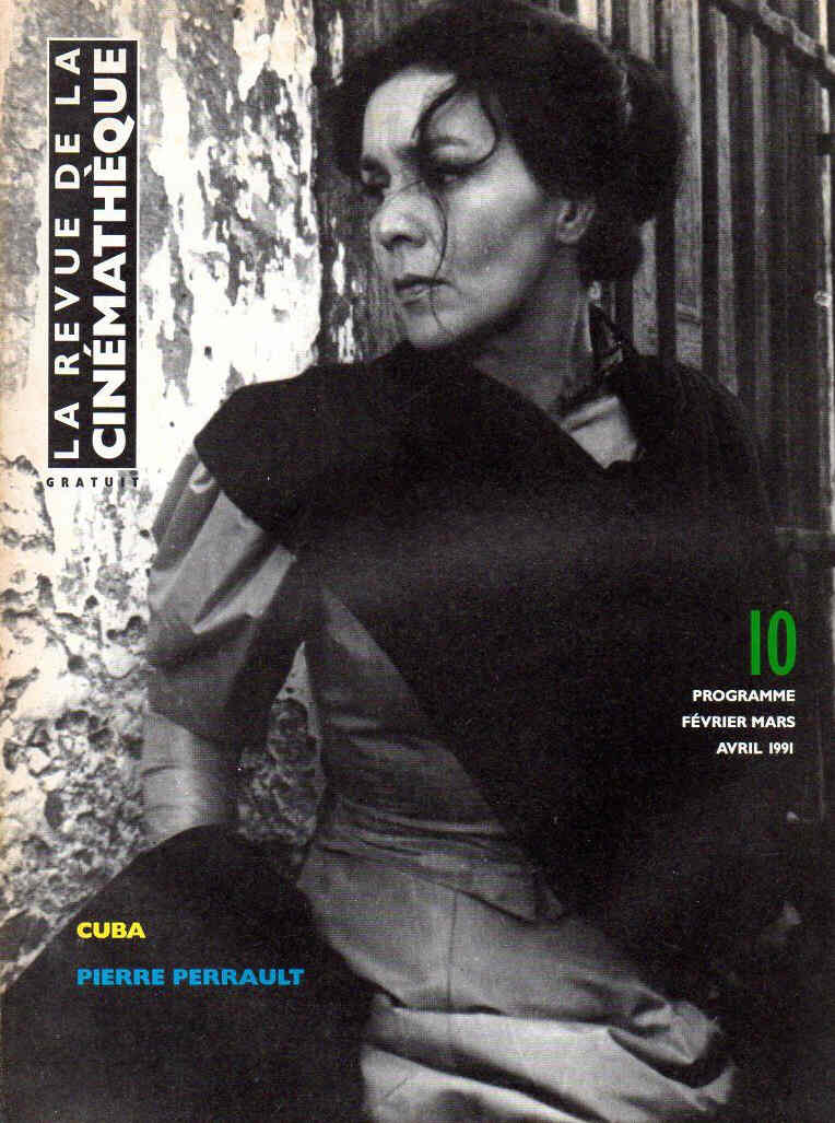 REVUE DE LA CINEMATHEQUE magazine side cover Issue 10 February-April 1991
