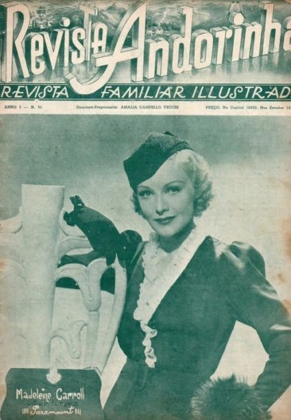 REVISTA ANDORINHA magazine side cover   1936