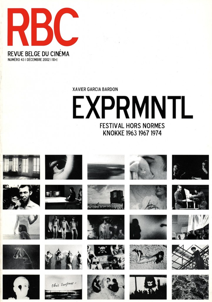 REVUE BELGE DU CINEMA 1962 magazine side cover Issue 43 December 2002