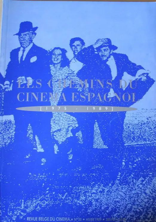 REVUE BELGE DU CINEMA 1962 magazine side cover Issue 28 Winter 1989