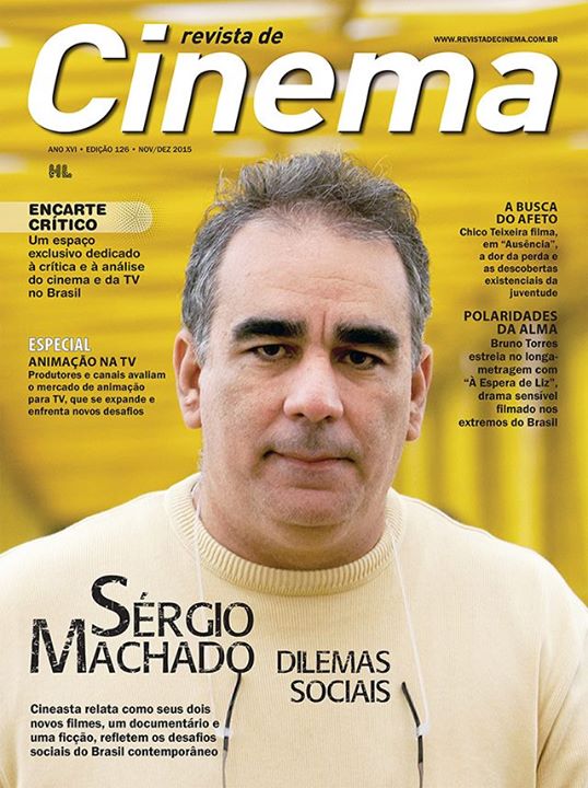 REVISTA DE CINEMA magazine side cover Issue 126 November/December 2015