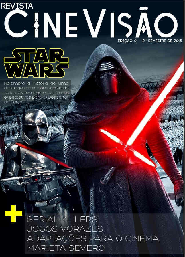 REVISTA CINE VISAO magazine side cover Issue 1  2015