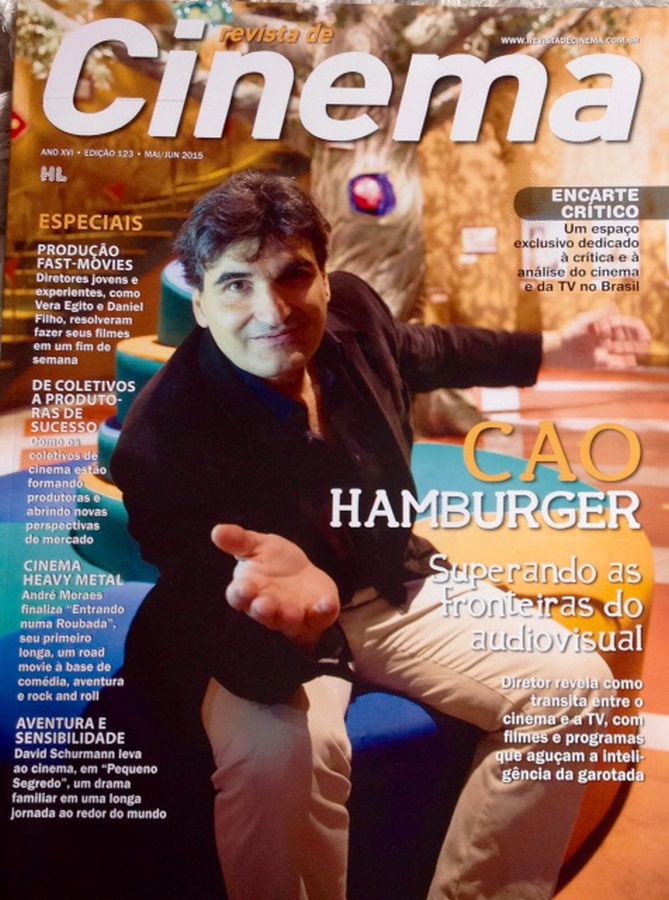 REVISTA DE CINEMA magazine side cover Issue 123 May/June 2015