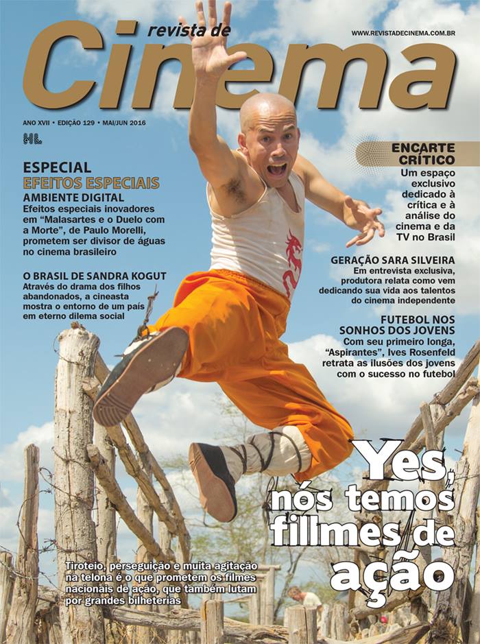 REVISTA DE CINEMA magazine side cover Issue 129 May/June 2016