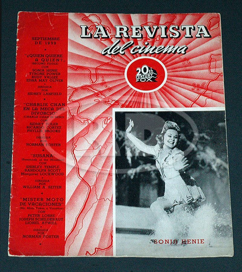 REVISTA DEL CINEMA | LA magazine side cover  September 1939