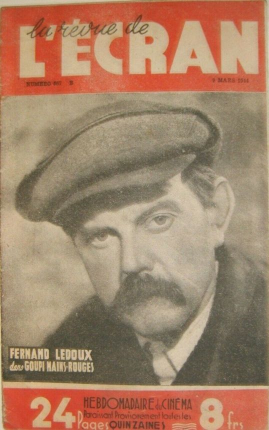 REVUE DE L ECRAN magazine side cover Issue 667 9 March 1944