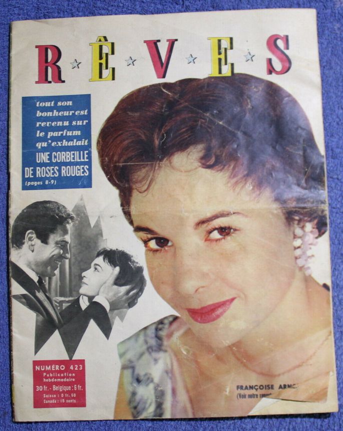 REVES magazine side cover Issue 423   1954