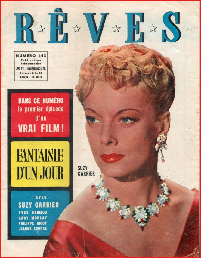 REVES magazine side cover Issue 443   1954