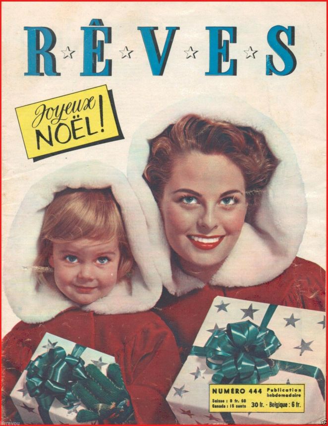 REVES magazine side cover Issue 444   1954