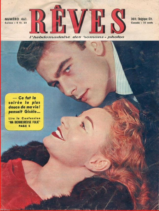REVES magazine side cover Issue 461   1955