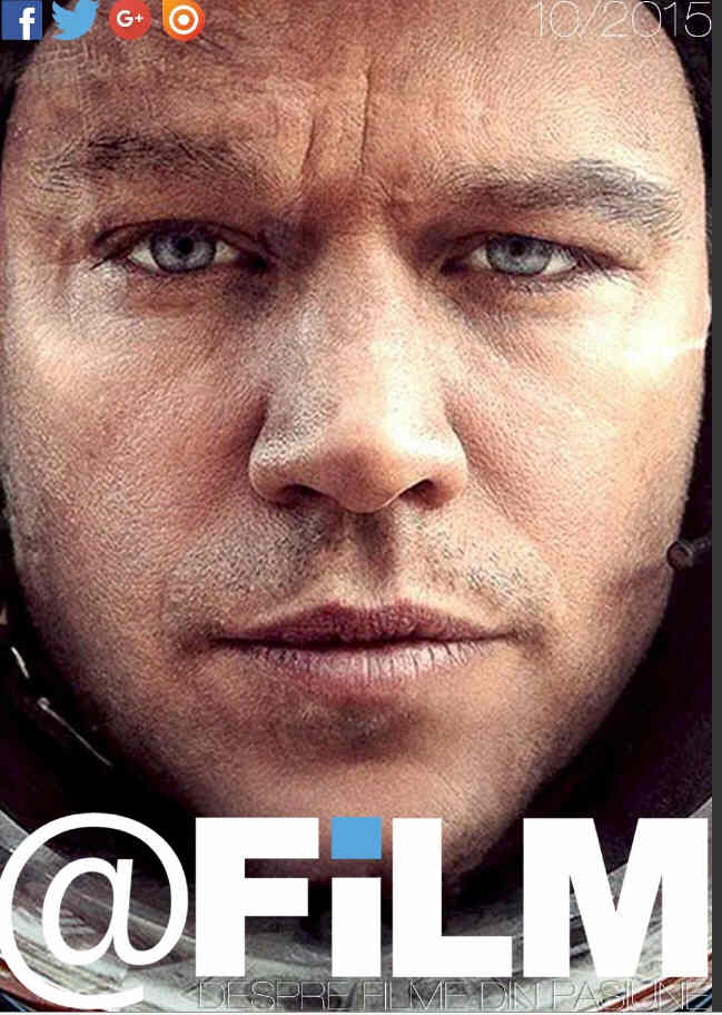 REVISTA FILM magazine side cover October 2015