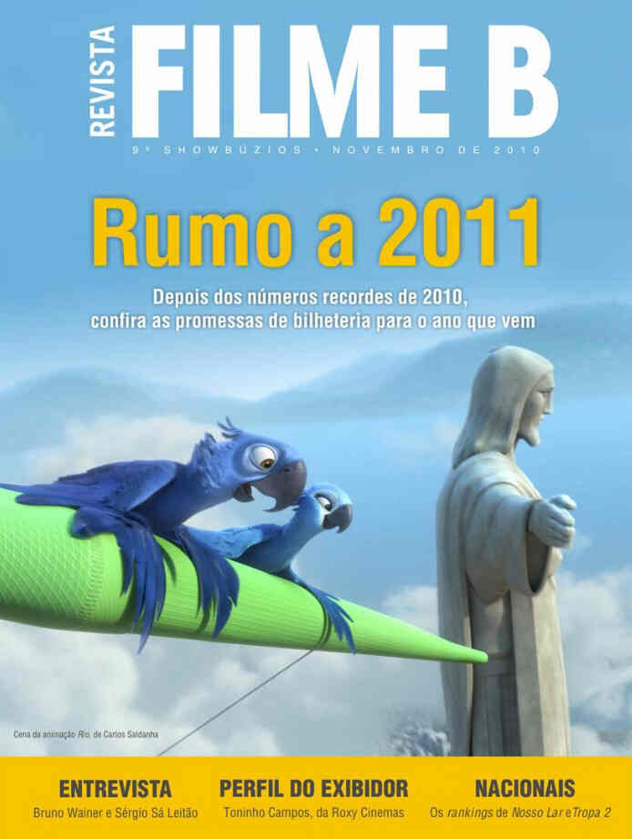 REVISTA FILME B magazine side cover November 2010