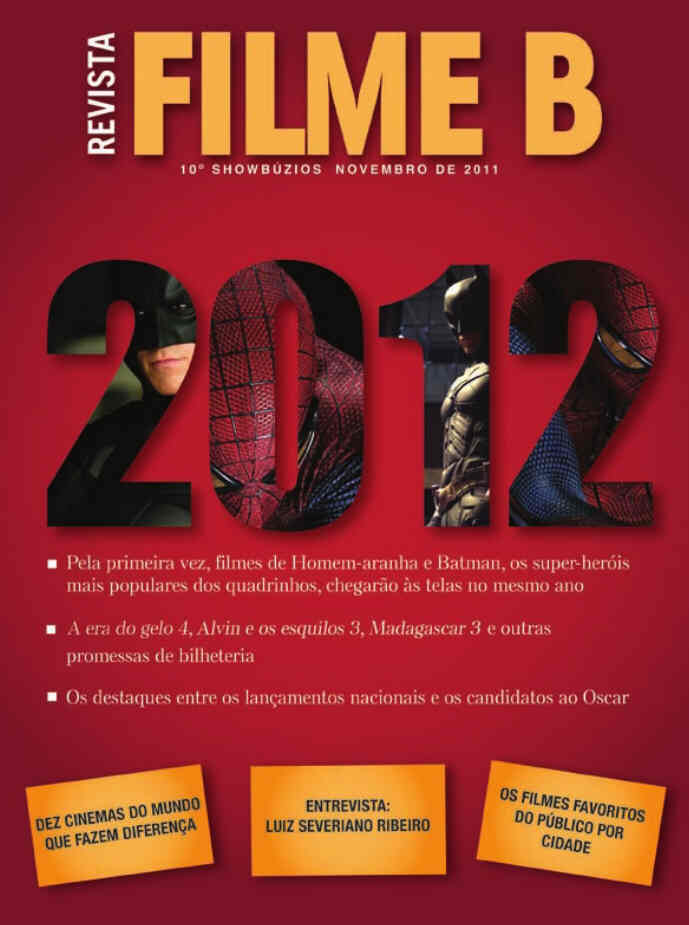 REVISTA FILME B magazine side cover November 2011