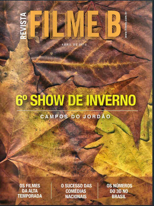 REVISTA FILME B magazine side cover April 2013