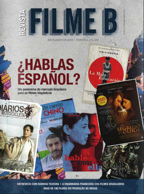REVISTA FILME B magazine side cover September 2013