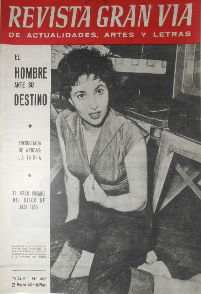 REVISTA DE ACTUALIDADES ARTES Y LETRAS magazine side cover Issue 467 25 March 1961