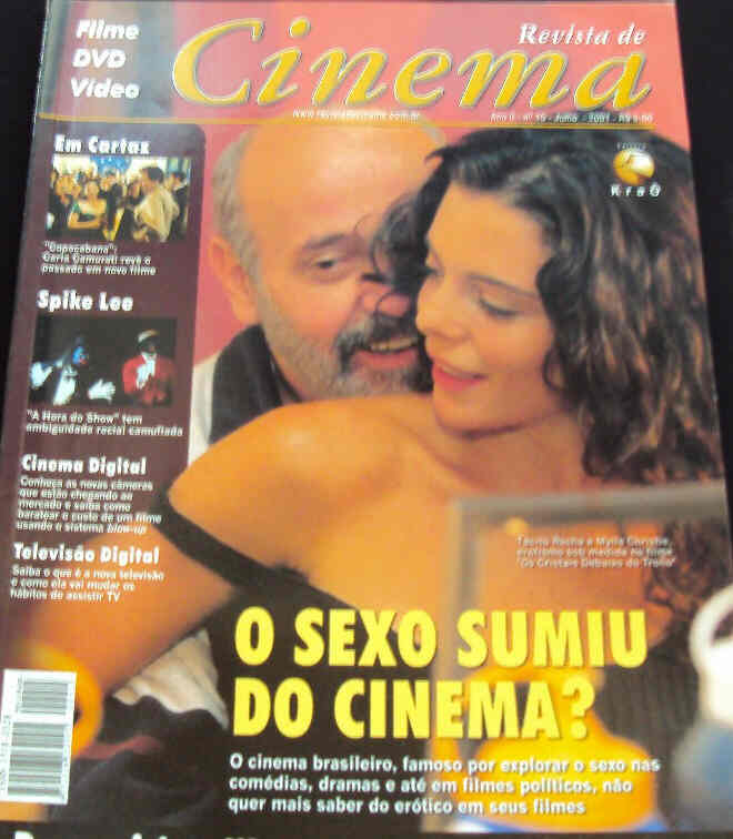 REVISTA DE CINEMA magazine side cover Issue 15 June 2001