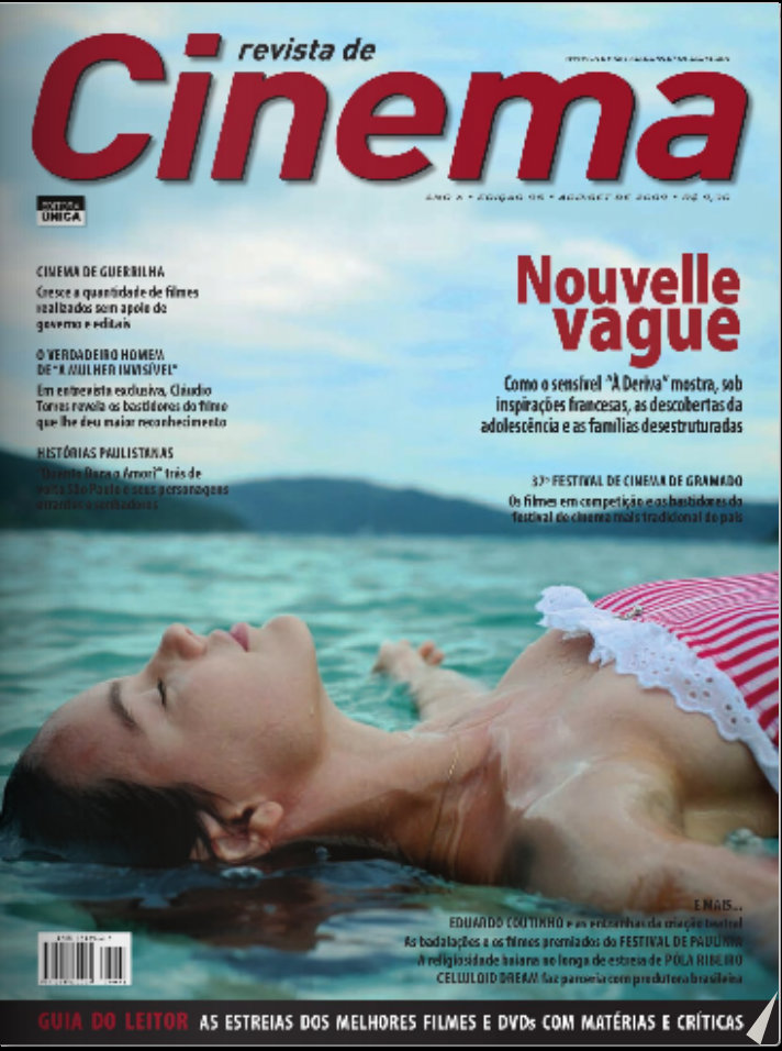 REVISTA DE CINEMA magazine side cover Issue 95 August/September 2009